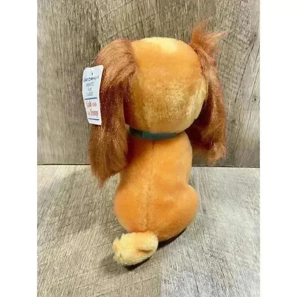 Vintage 1985 Walt Disney Classic Lady And The Tramp Stuffed Plush Lady Dog NWT